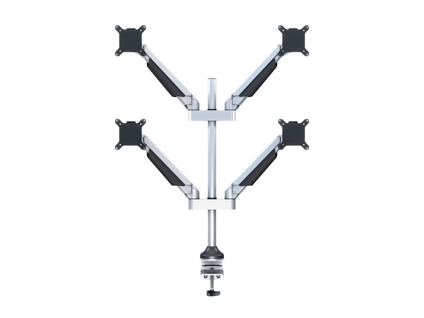 Multibrackets Gas Lift Arm Quad - skrivbordsf&auml;ste, silver, 15&quot;-32&quot;, 4x7.5Kg