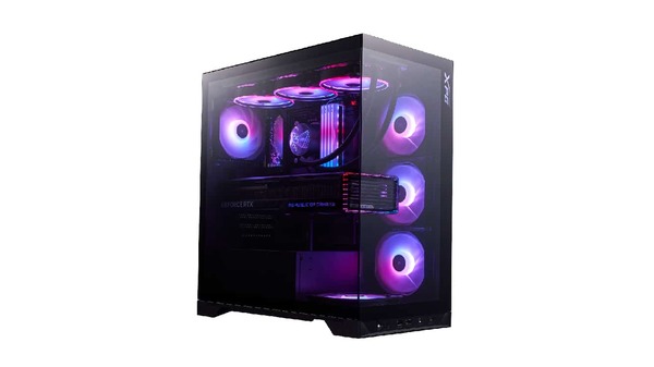 ADATA XPG INVADER X BTF Midi-Tower Case with window and RGB lighting, Black