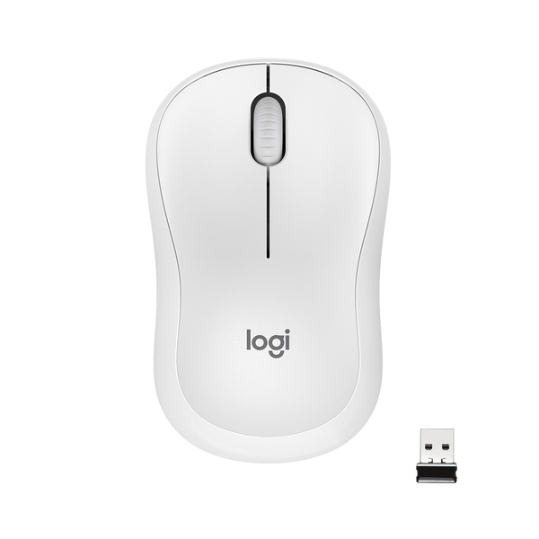 Logitech M220 - wireless mouse, white