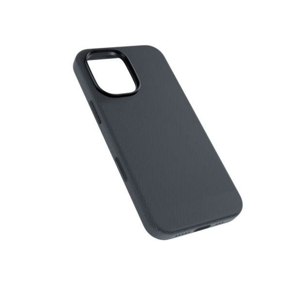 Epico SolidWoven Pro Mag+ Case | iPhone 17 | Qi2  &amp;  MagSafe Compatible | Black | Raised Edges  &amp;  Camera Frame