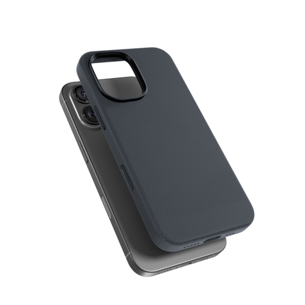 Epico SolidWoven Pro Mag+ Case | iPhone 17 | Qi2  &  MagSafe Compatible | Black | Raised Edges  &  Camera Frame