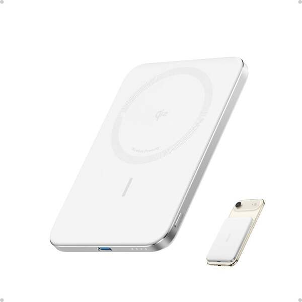 ANKER Nano 5000mAh, Qi2 15W, USB-C 20W - powerbank, vit