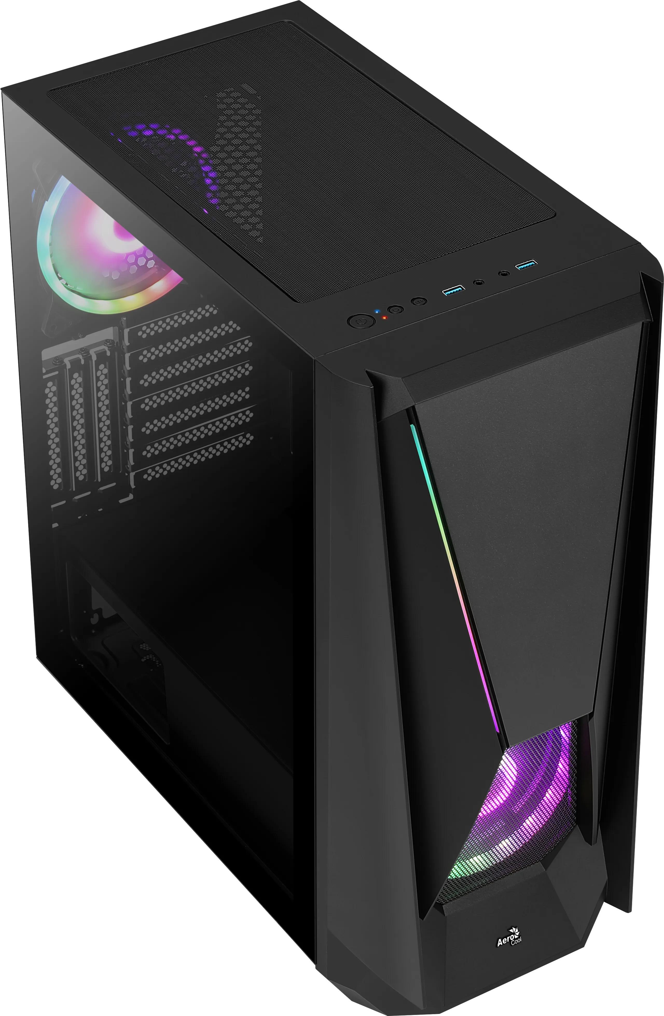 Visor Midi Tower Black