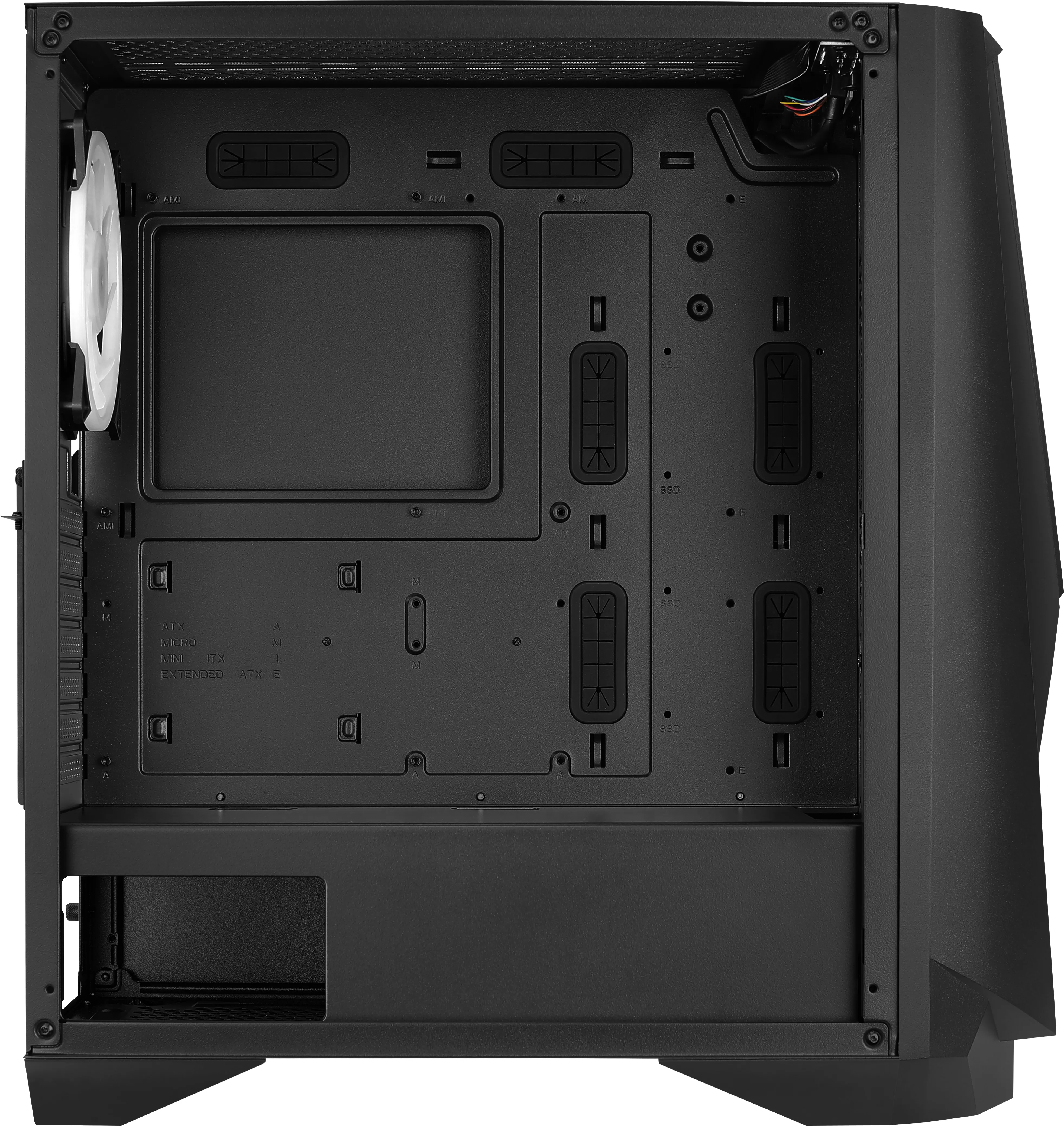 Visor Midi Tower Black