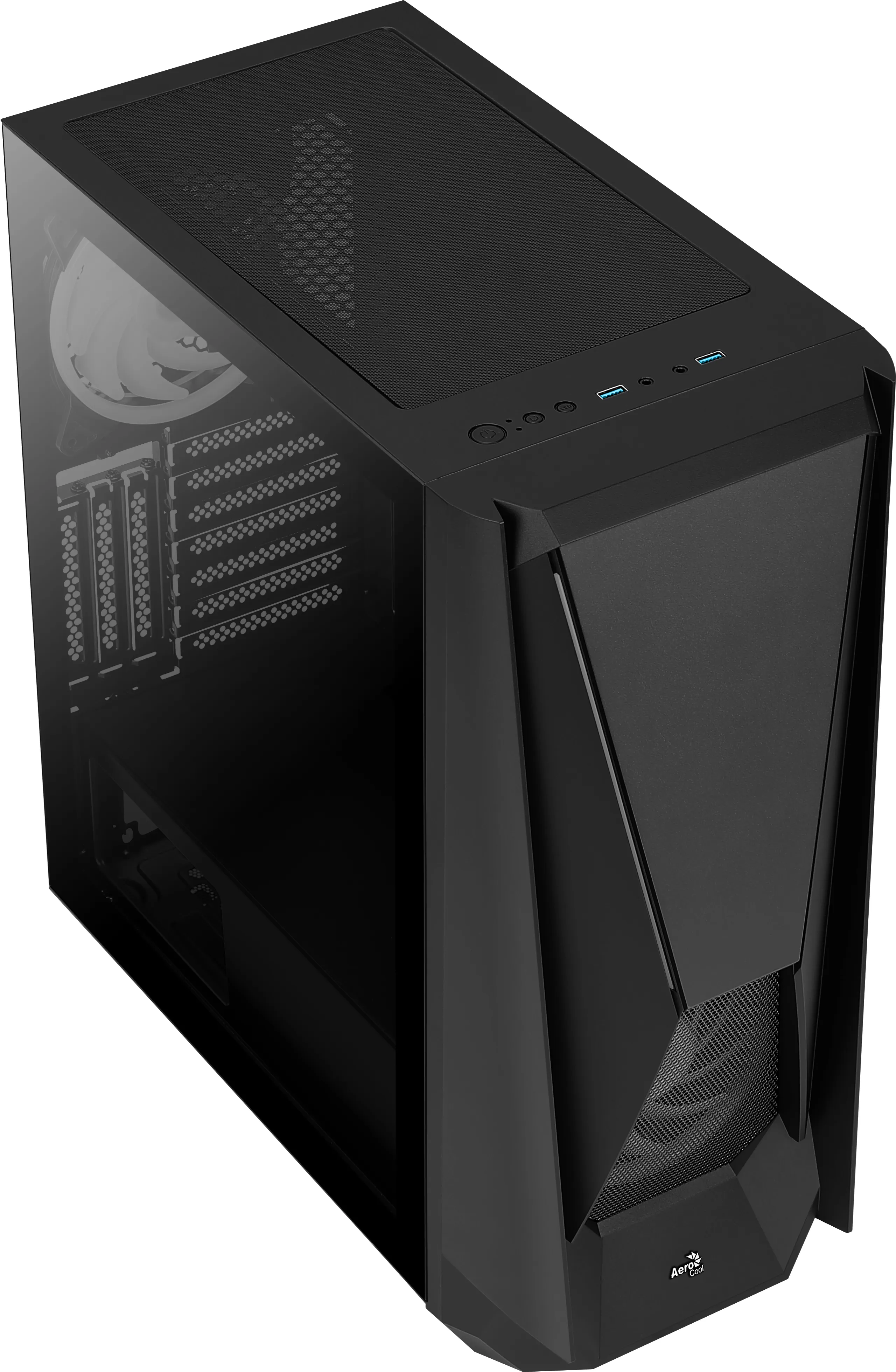 Visor Midi Tower Black