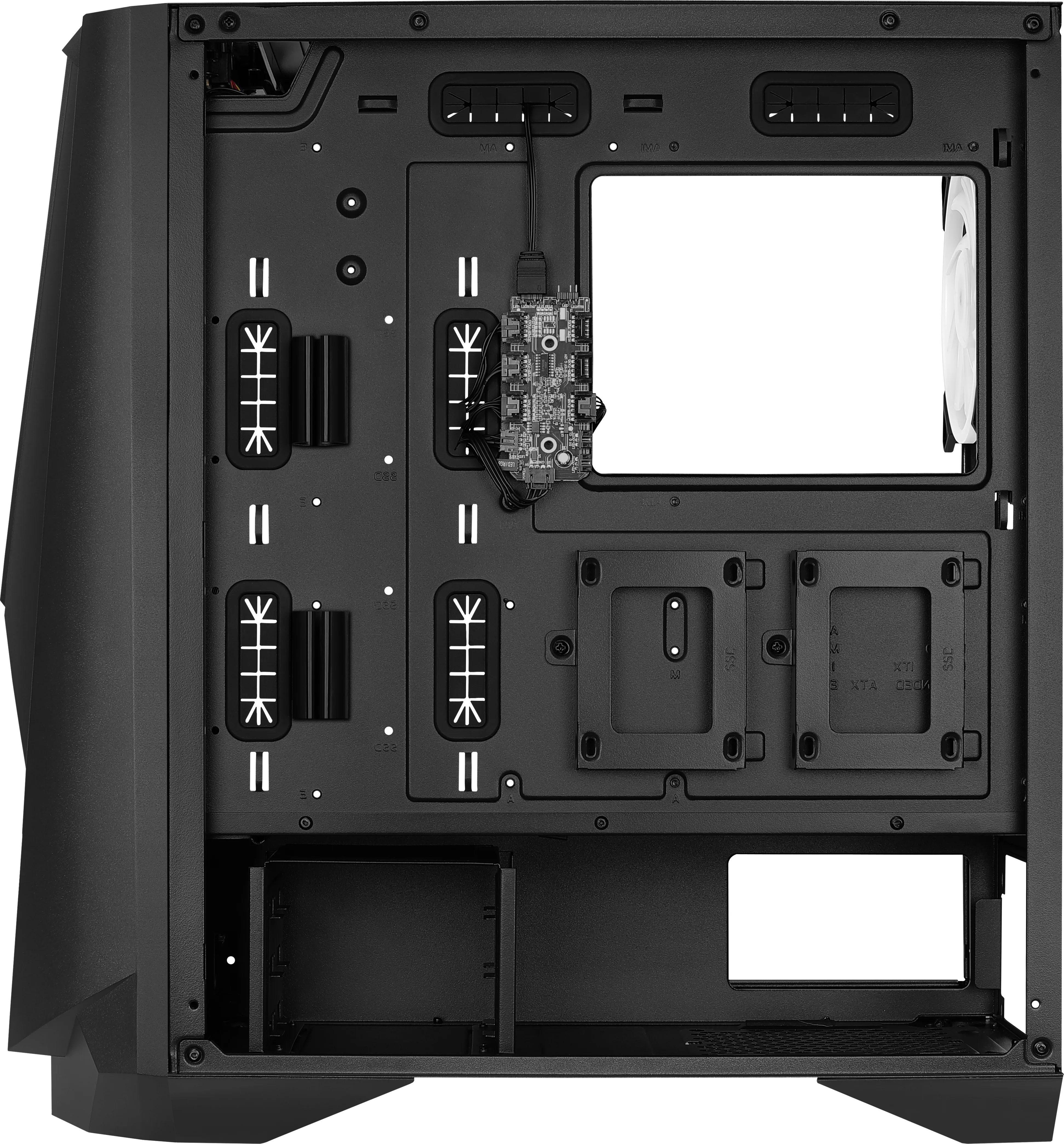 Visor Midi Tower Black