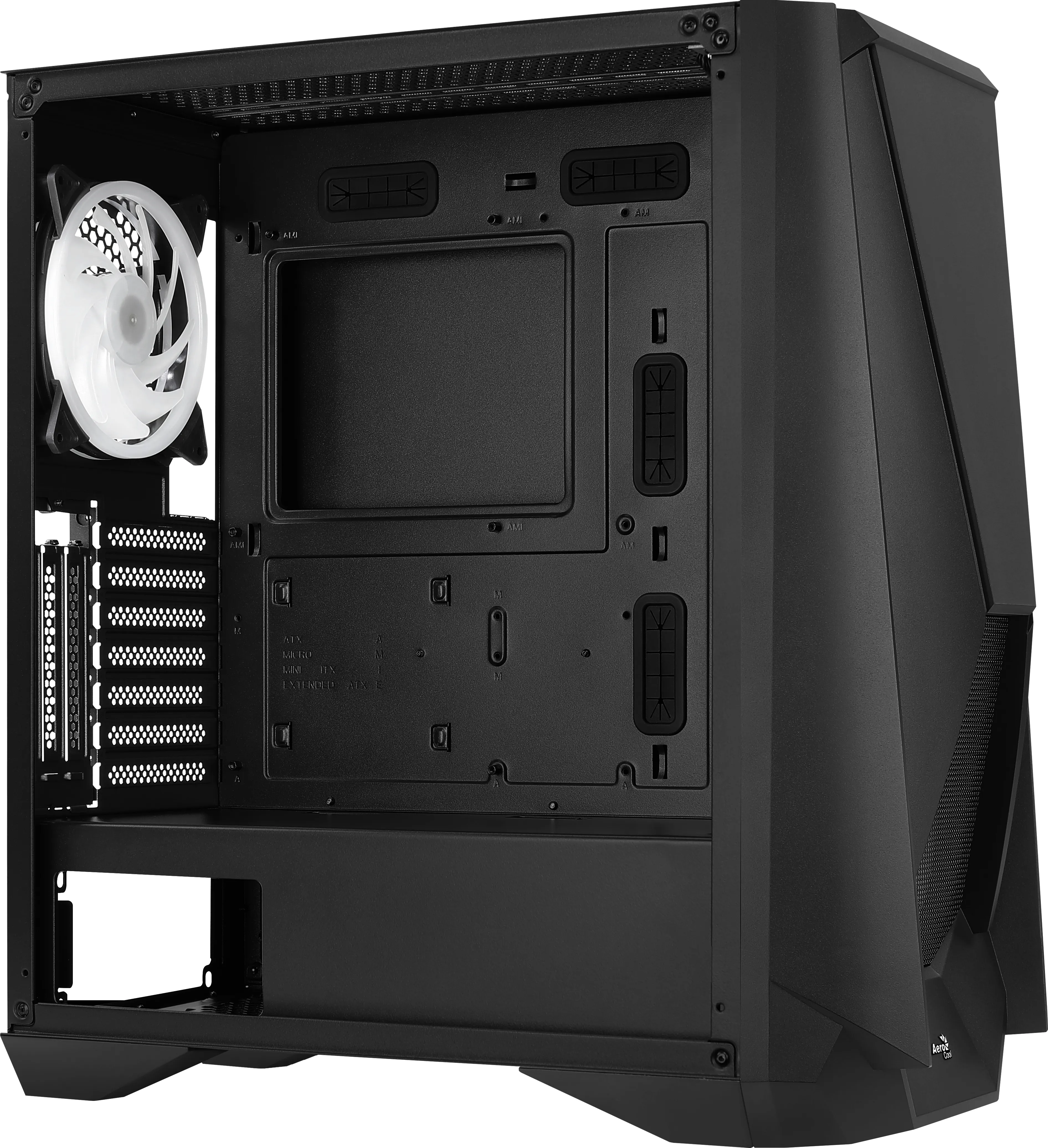 Visor Midi Tower Black