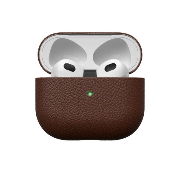 PodSkinz Artisan Series Leather Case - Handgjort L&auml;derfodral f&ouml;r dina Airpods 3