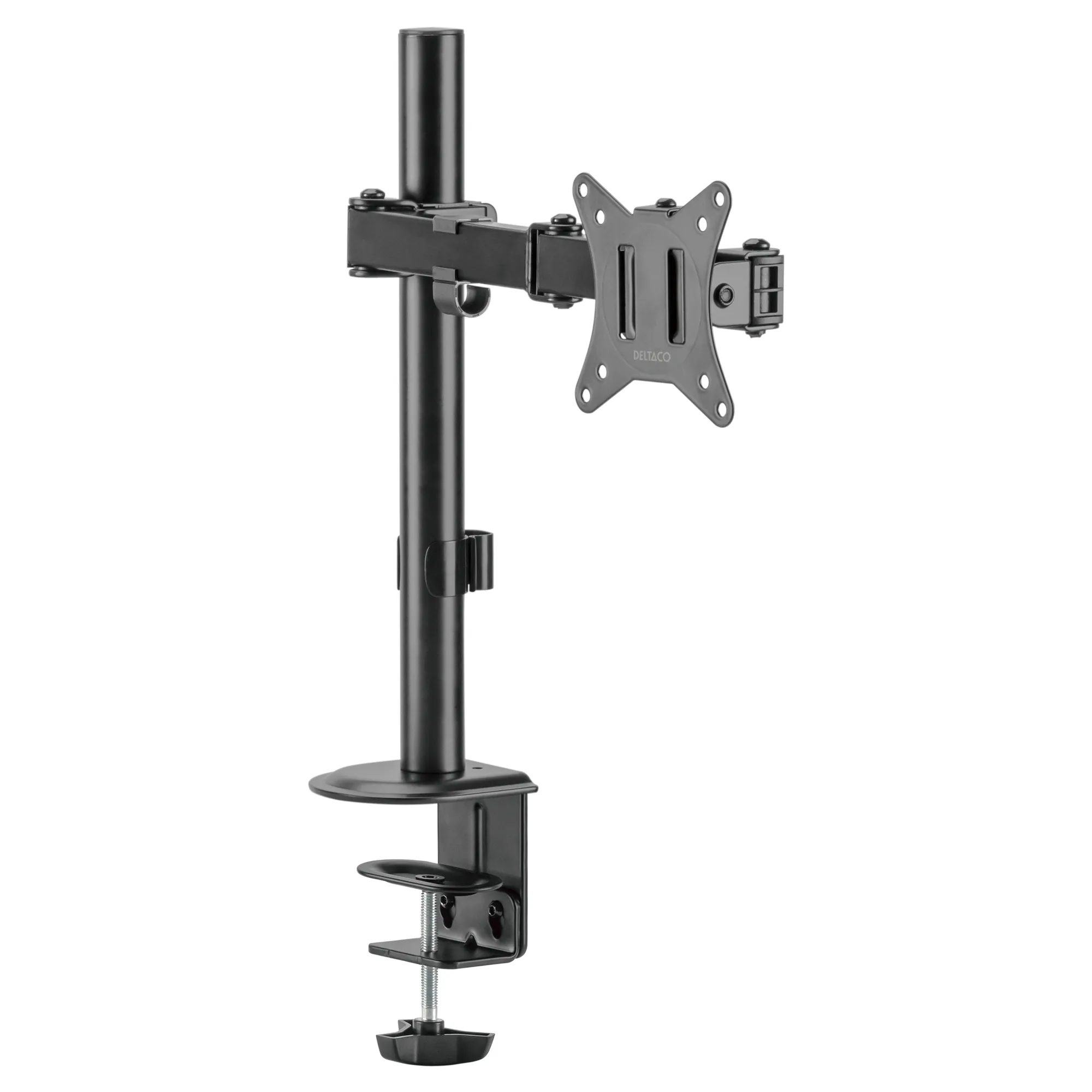 DELTACO ARM-0303-B bordf&auml;ste f&ouml;r 1 sk&auml;rm, 13-32", 9 kg, svart