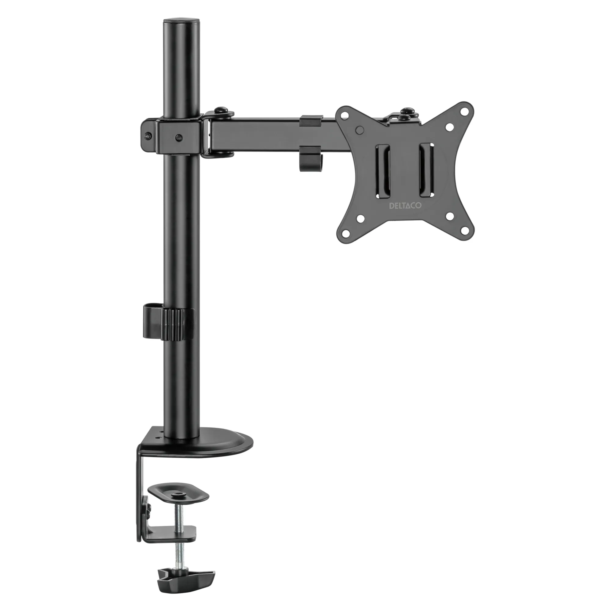 DELTACO ARM-0303-B bordf&auml;ste f&ouml;r 1 sk&auml;rm, 13-32", 9 kg, svart