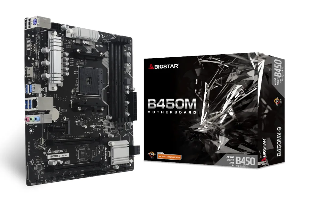 Biostar B450MX-S mATX - moderkort