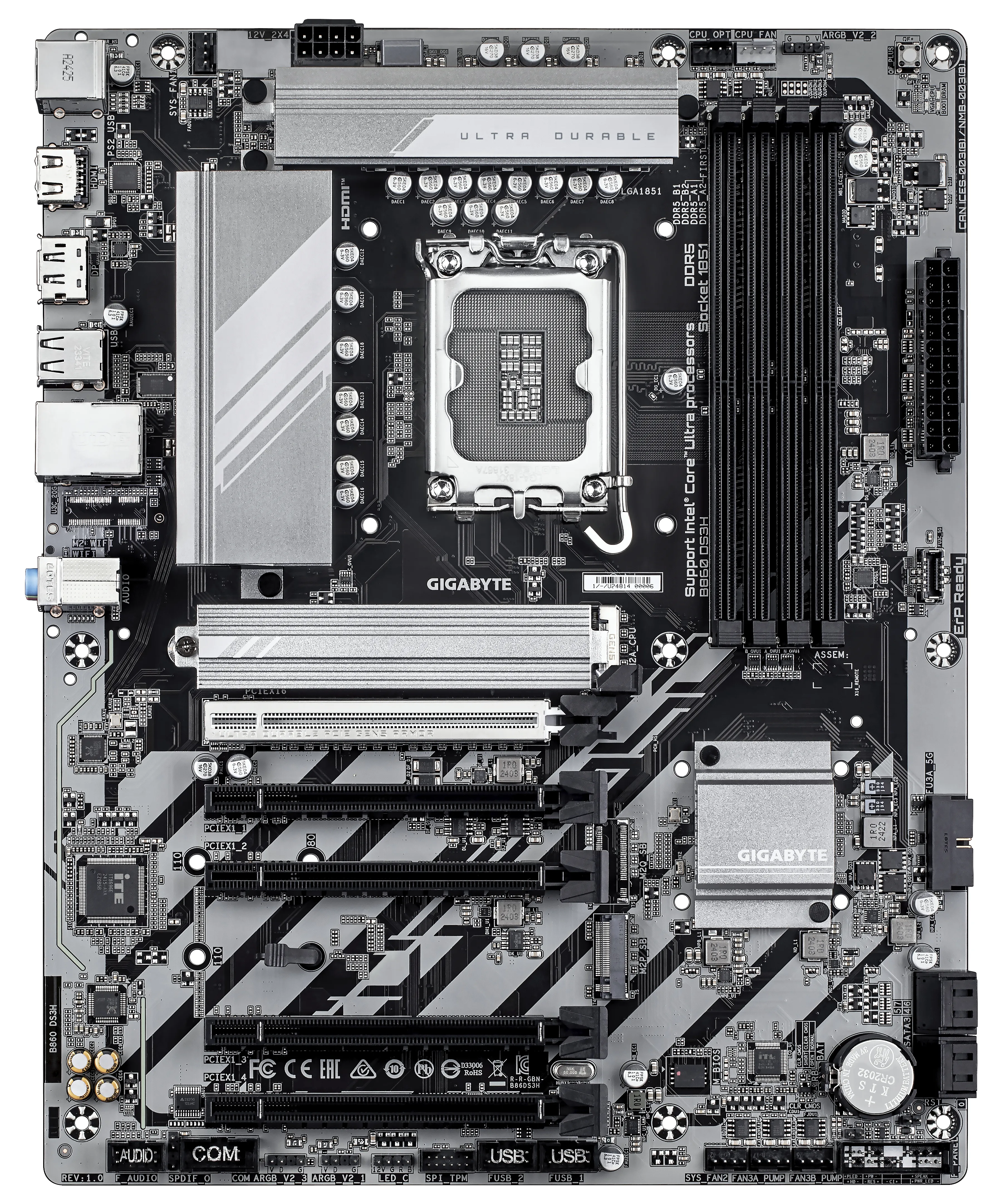 Gigabyte B860 DS3H LGA 1851 DDR5 ATX - motherboard