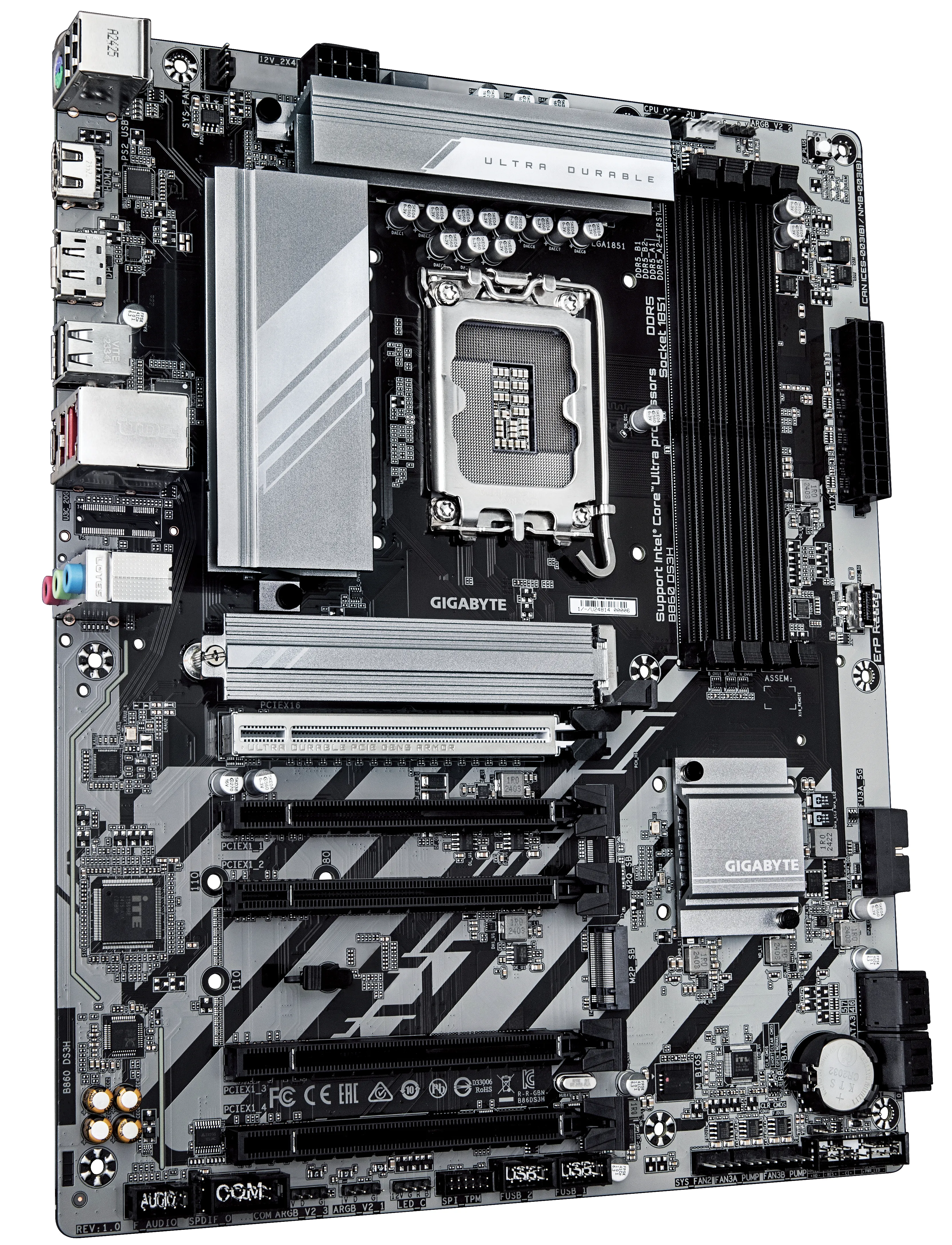 Gigabyte B860 DS3H LGA 1851 DDR5 ATX - motherboard