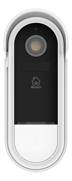 DELTACO SMART HOME D&ouml;rrklocka med kamera, WiFi, 2mp
