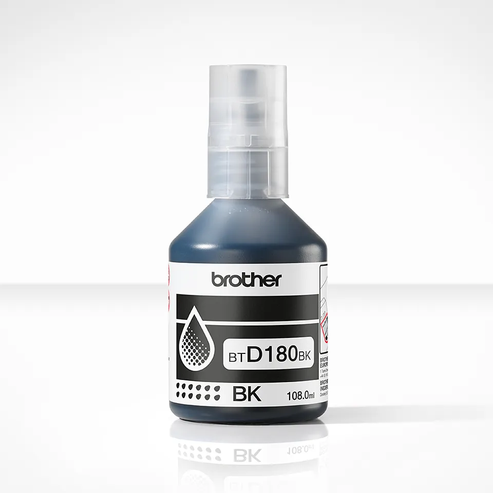 Brother BTD180BK ink bottle, Black