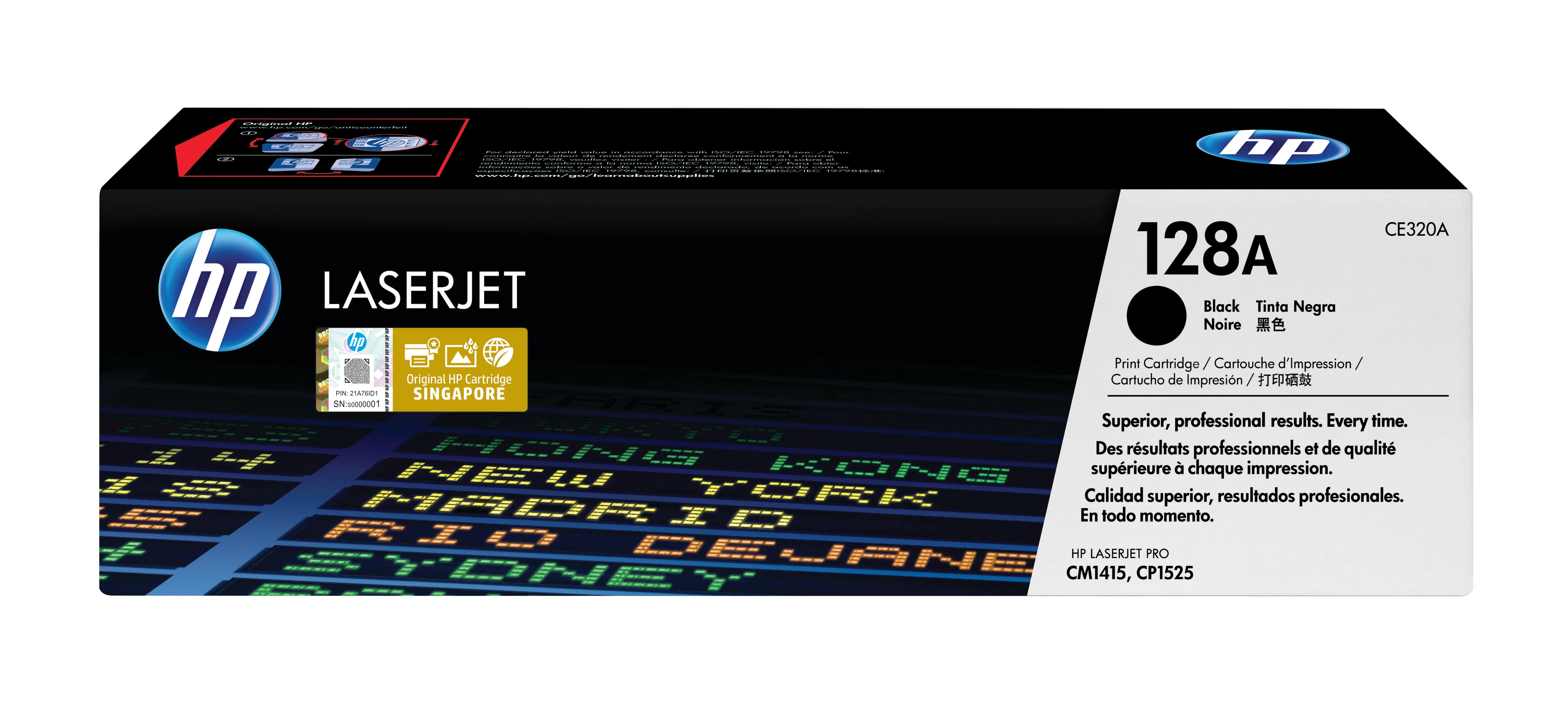 HP 128A toner cartridge, Black