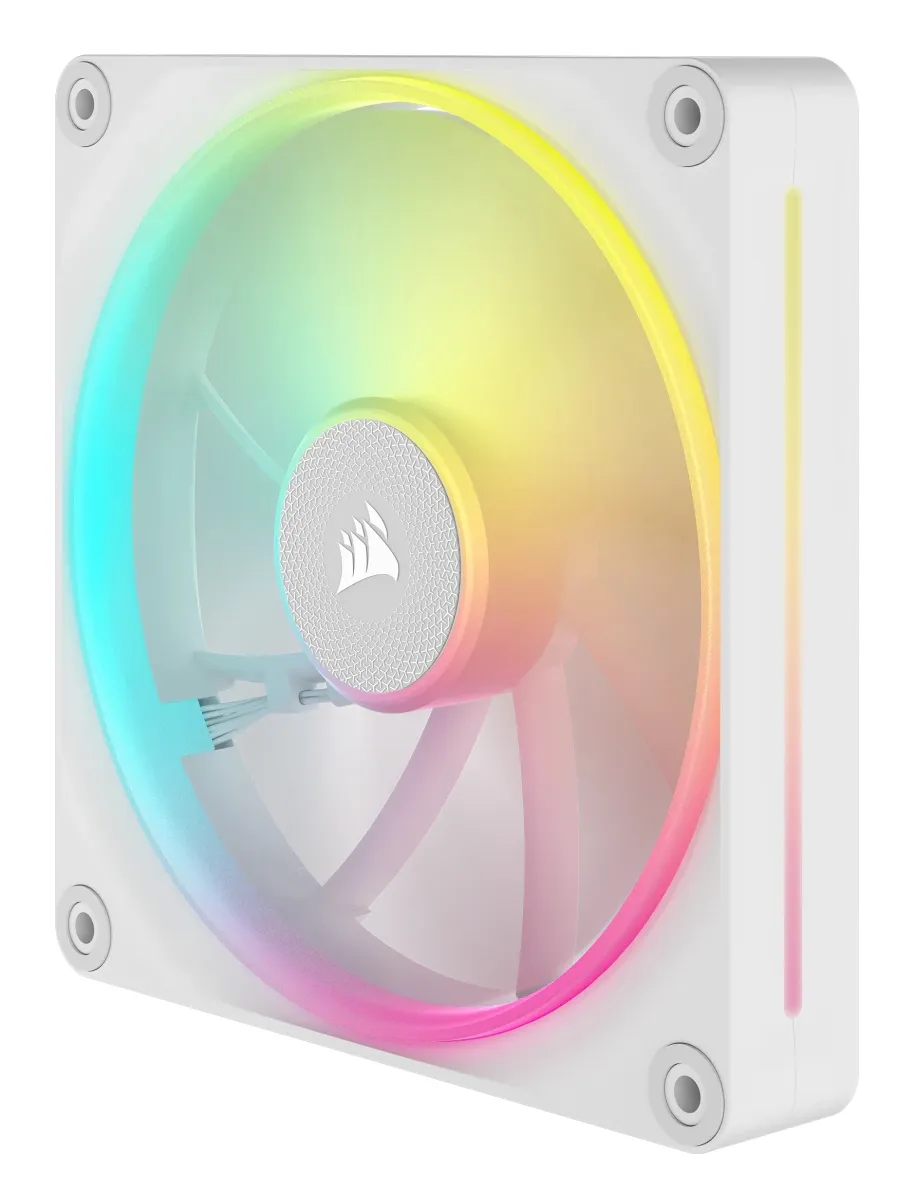 Corsair iCUE Link LX140 RGB 140mm PWM - chassi fläkt, vit, 2st