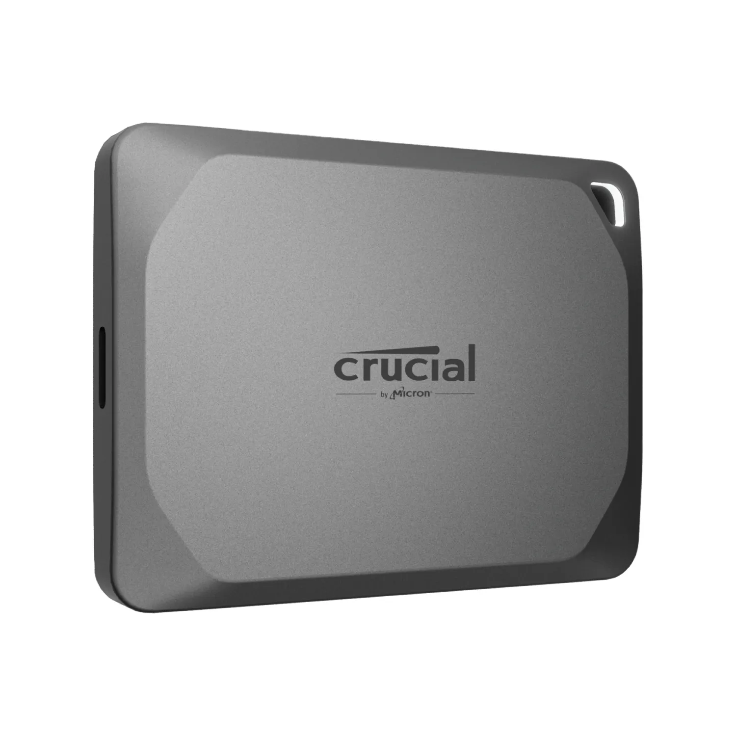 Crucial X9 Pro 4 Tt USB-C -ulkoinen SSD, Harmaa