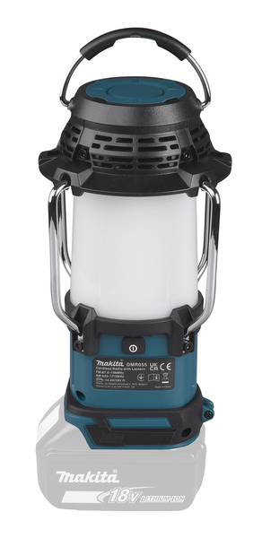 MAKITA - Omnidirectional lantern with 260 lumens and radio, pole-mounted version