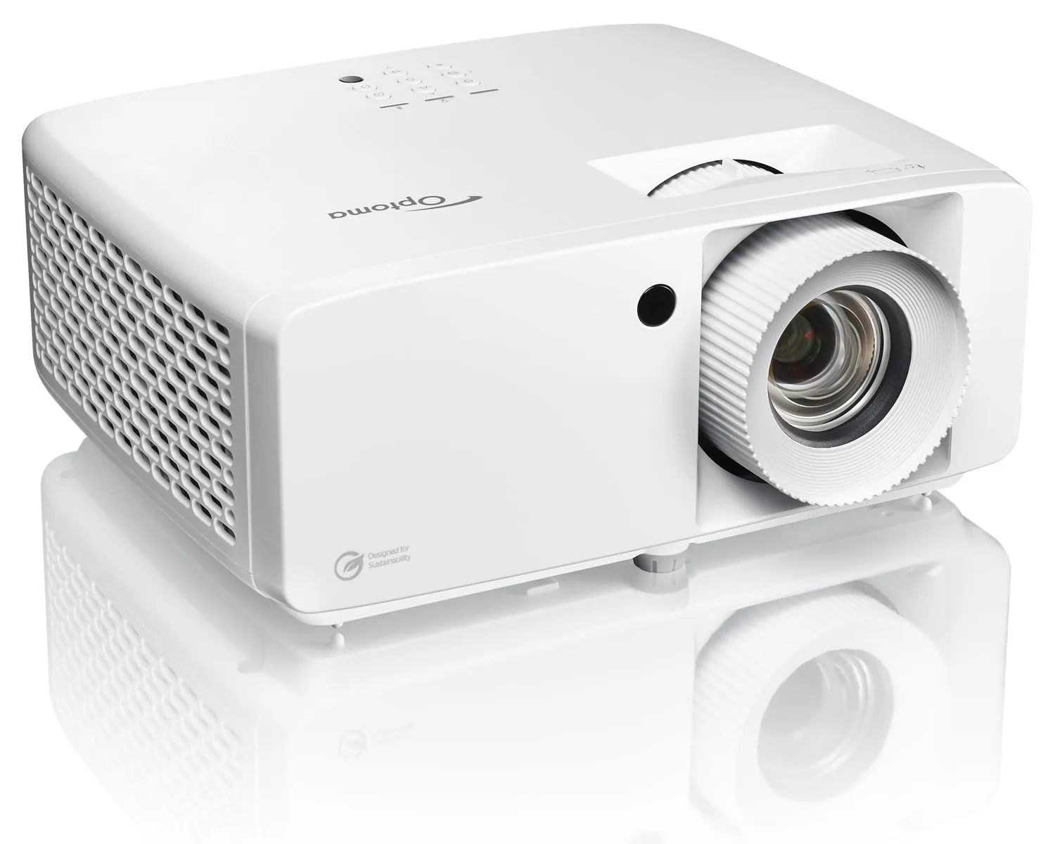 Optoma UHZ35 DLP 4K UHD 3500 ANSI lm Laser Projector, White