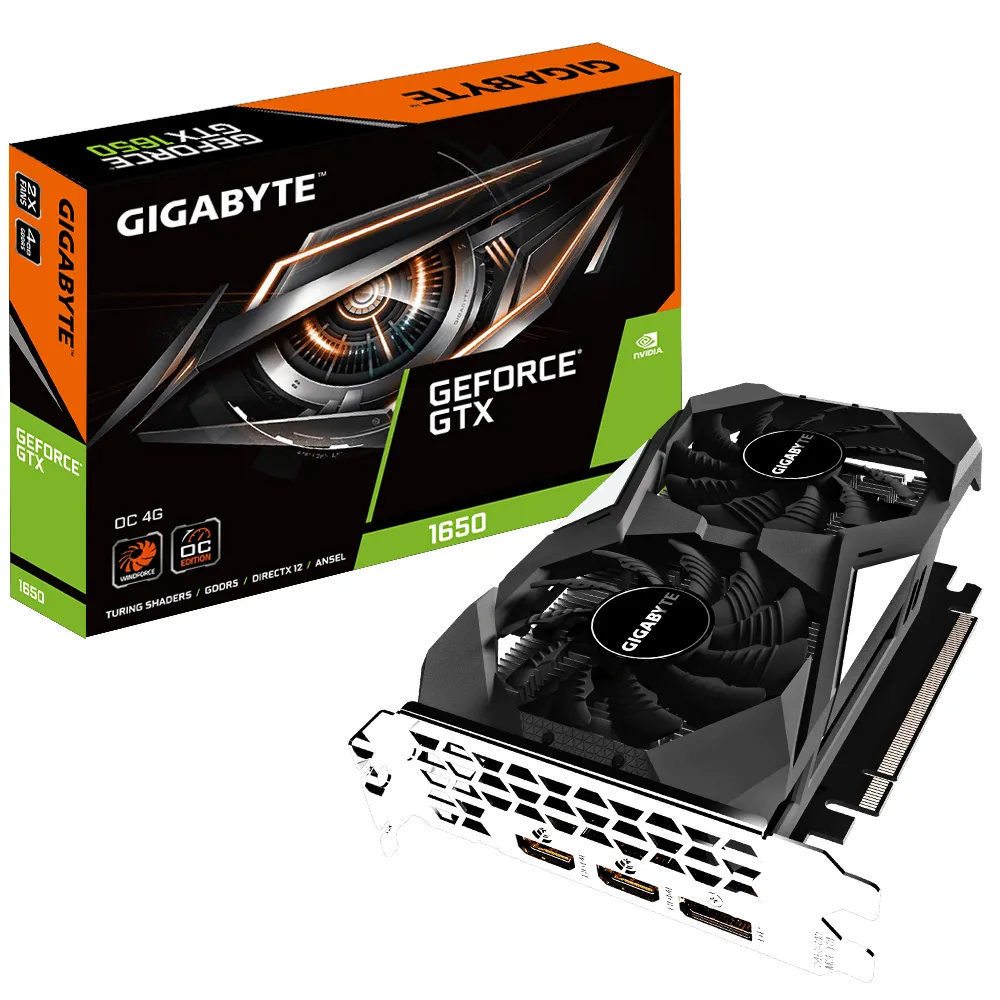 Gigabyte GeForce GTX 1650 OC 4GB - Graphics card