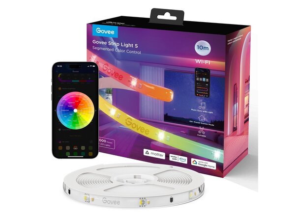 Govee RGBIC LED Lightstrip - ljusslinga, 10m