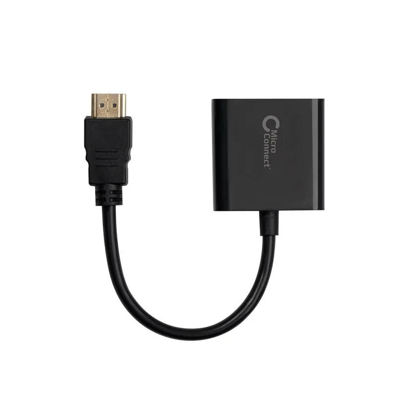 MicroConnect  VGA – VGA -adapteri, Musta