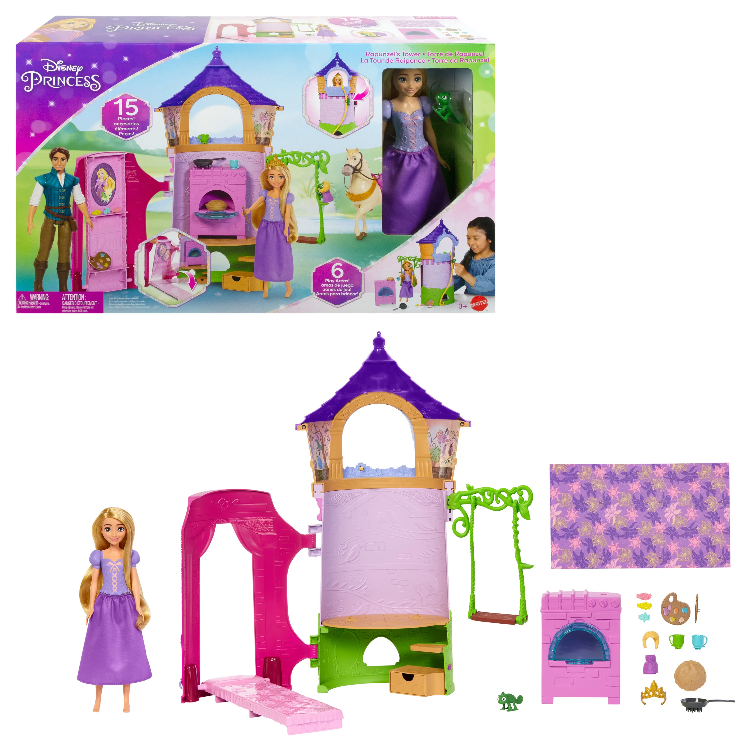 Mattel Disney Princess Rapunzels Tower Play Building