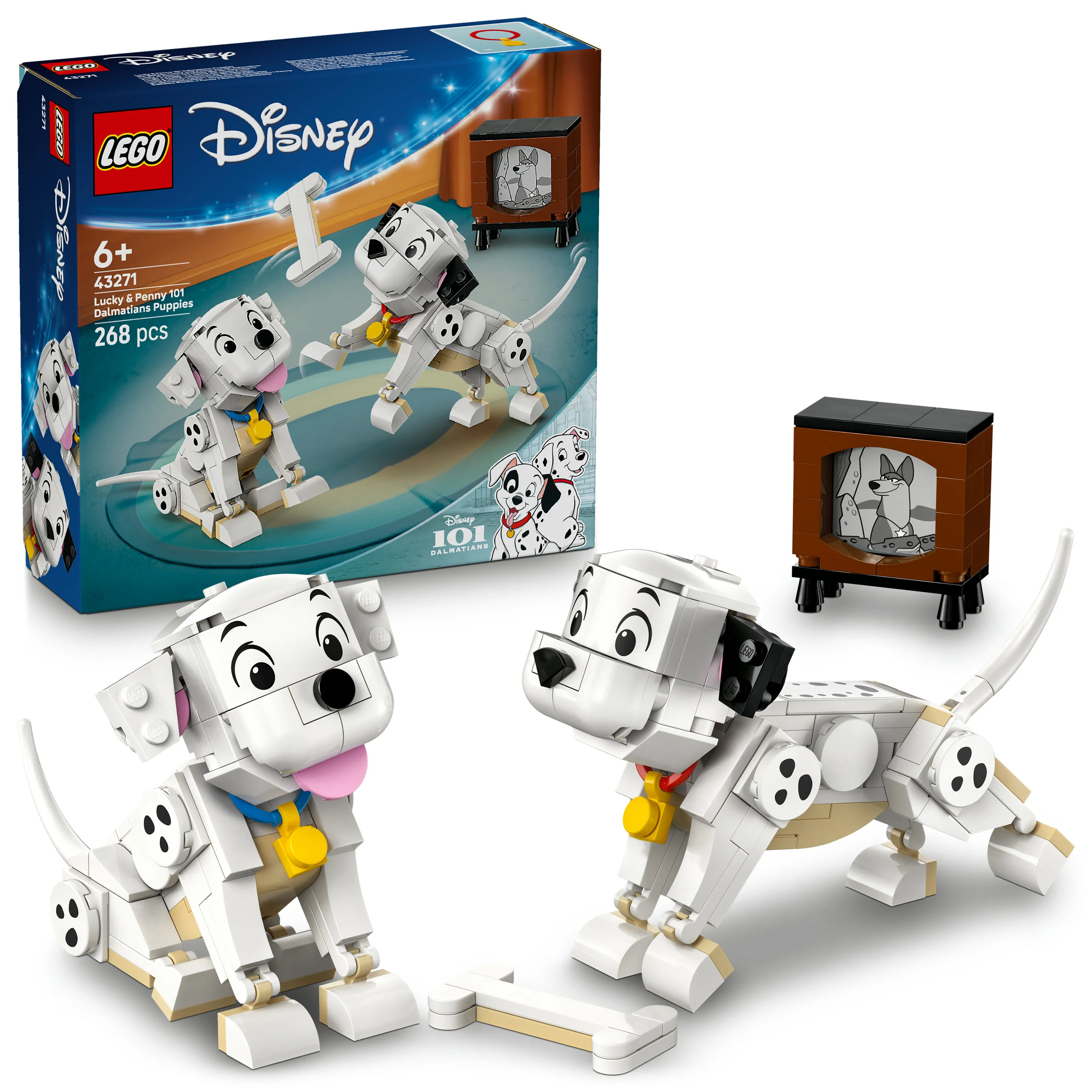 LEGO Disney 101 Dalmatians Puppies: Laikku and Pipsa 43271