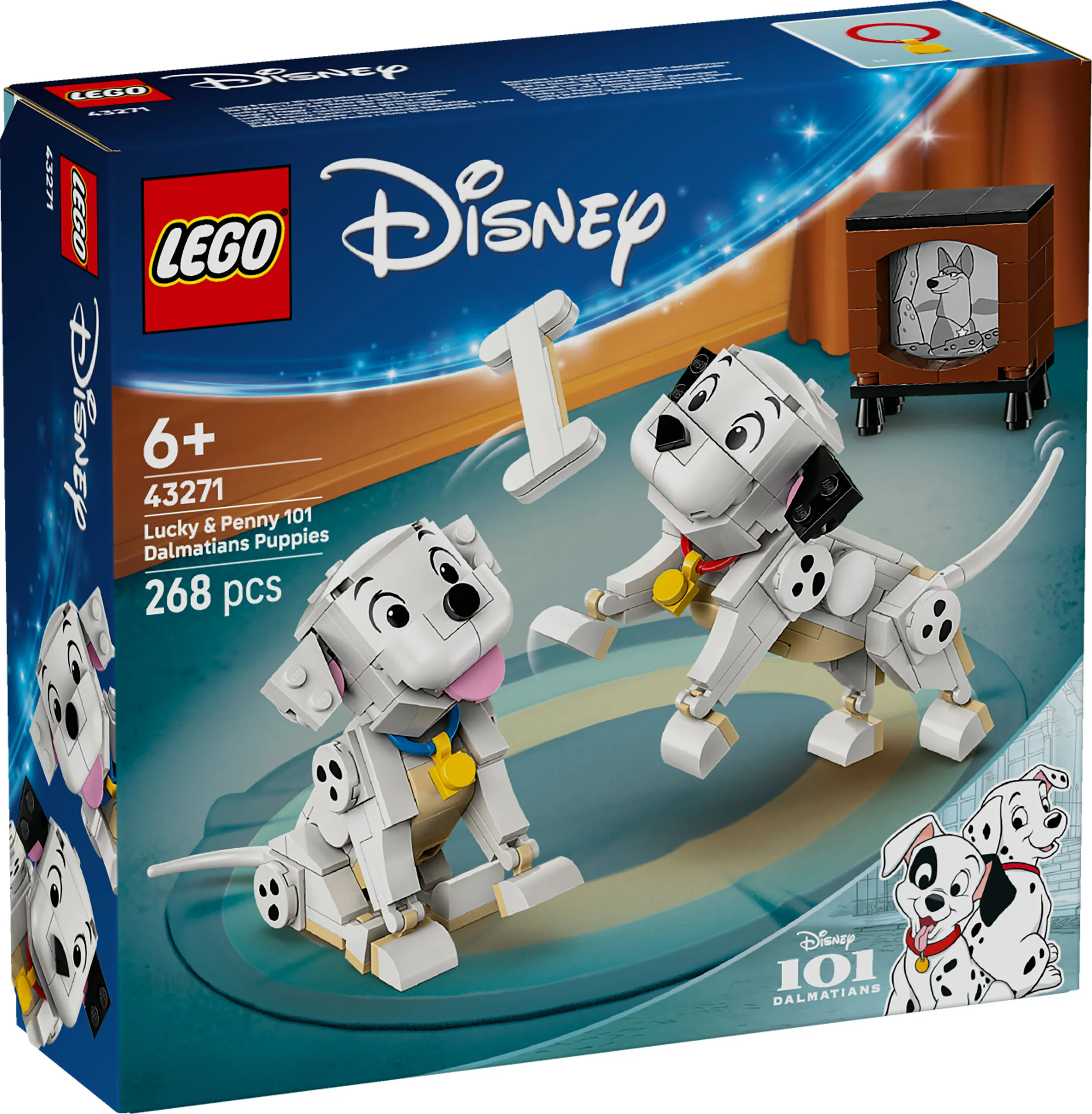 LEGO Disney 101 Dalmatians Puppies: Laikku and Pipsa 43271