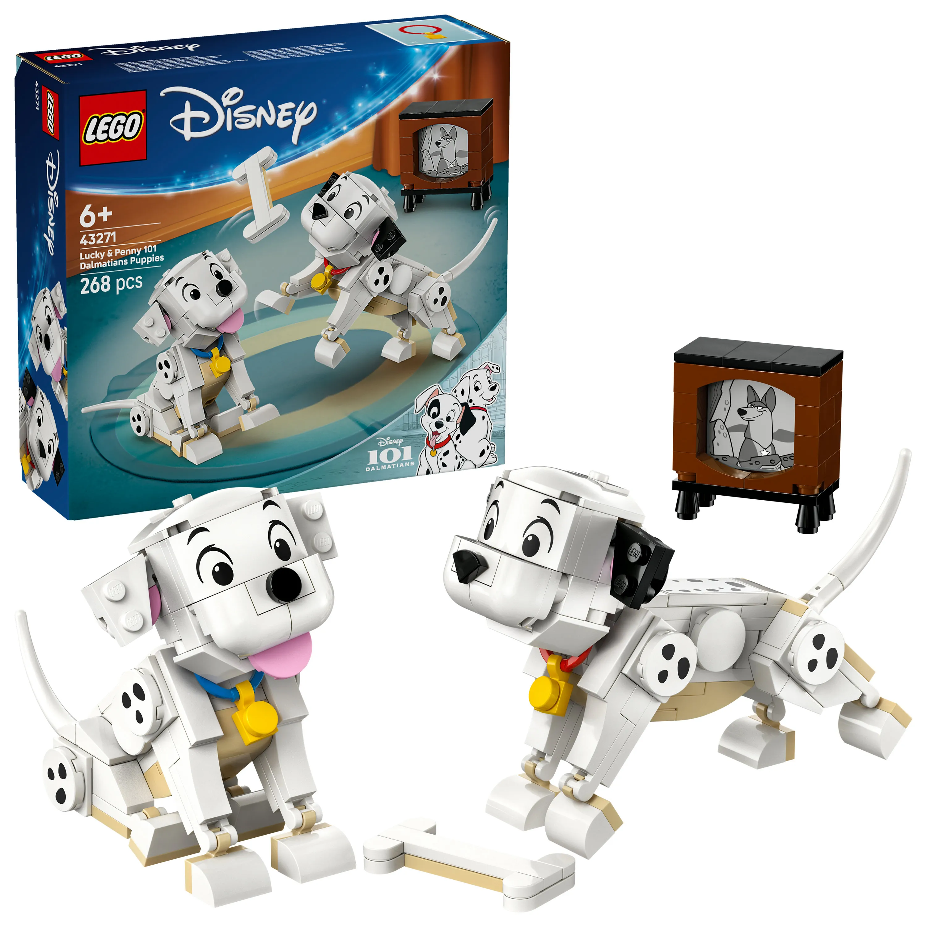 LEGO Disney 101 Dalmatians Puppies: Laikku and Pipsa 43271