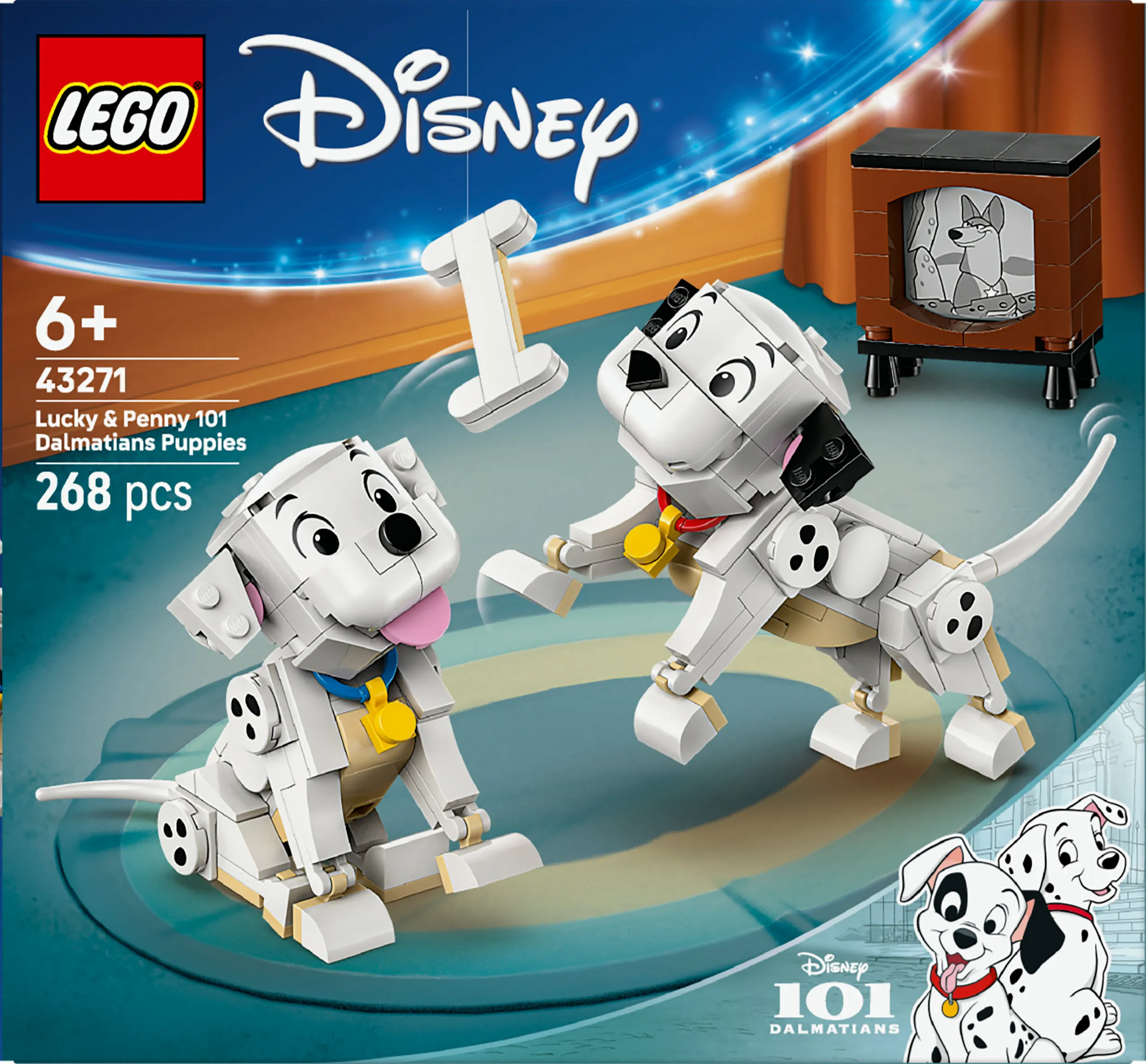 LEGO Disney 101 Dalmatians Puppies: Laikku and Pipsa 43271