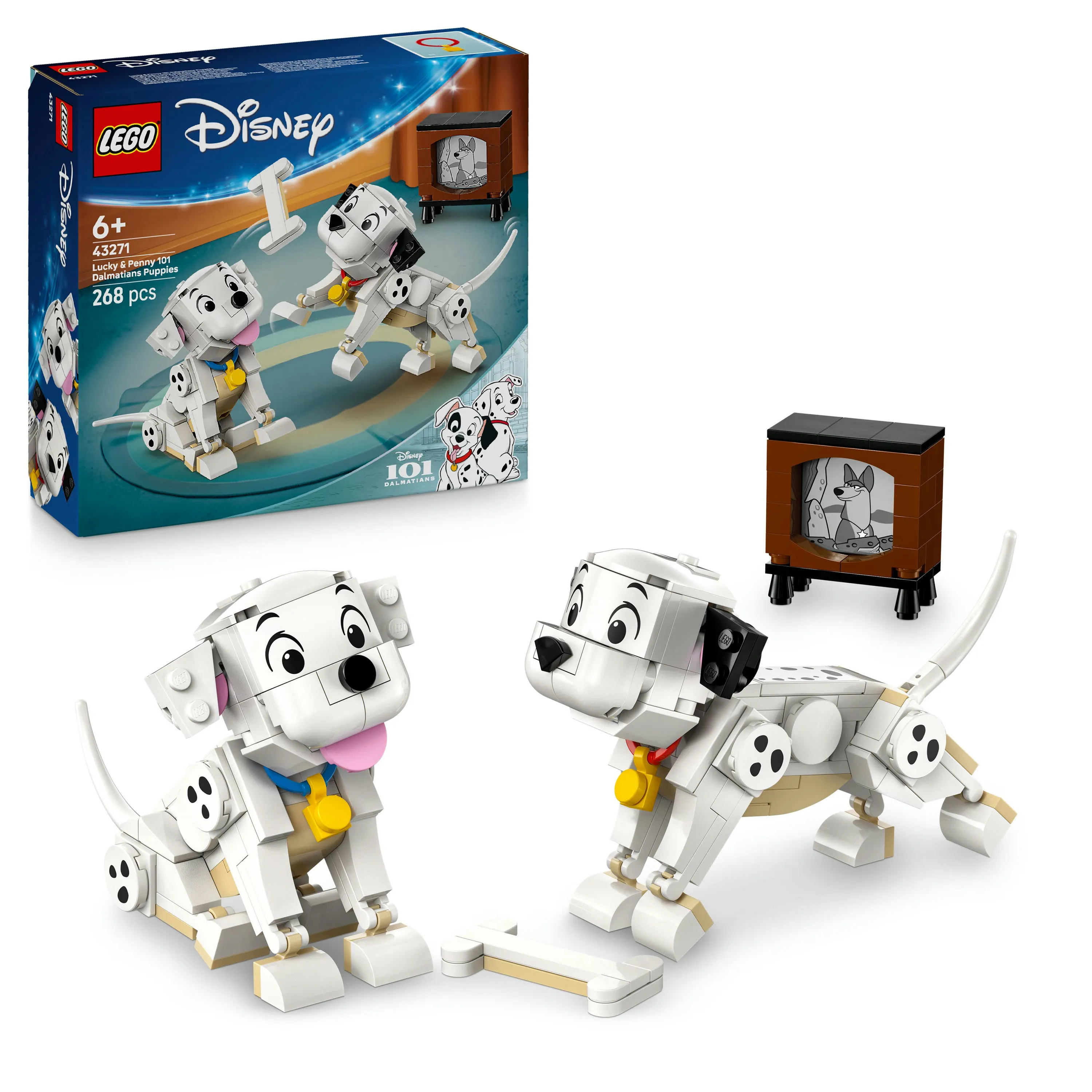 LEGO Disney 101 Dalmatians Puppies: Laikku and Pipsa 43271