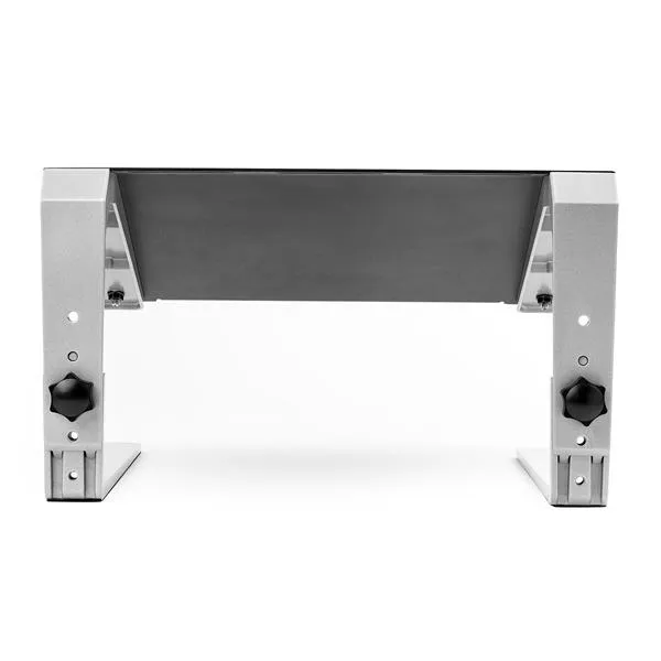 STARTECH.COM Adjustable Laptop Stand - Heavy Duty Steel & Aluminum - 3 Height Settings - Tilted - Ergonomic Laptop Riser