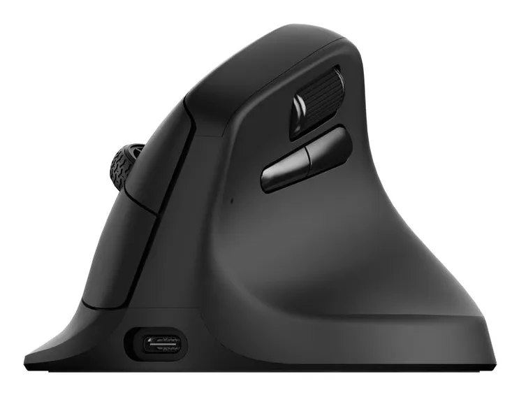 Keychron M5 Wireless Ergonomic Mouse, Black