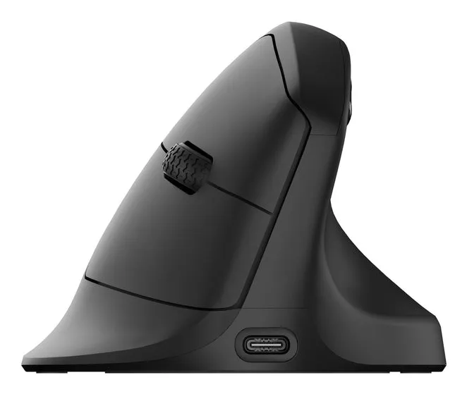 Keychron M5 Wireless Ergonomic Mouse, Black