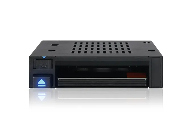ICY DOCK 1x 2.5" to 1x 3.5" bay mobile rack SATA/SAS metal trayless