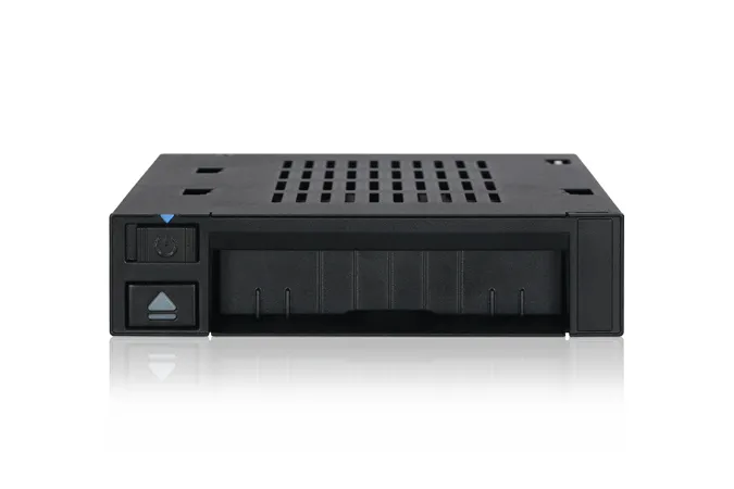 ICY DOCK 1x 2.5" to 1x 3.5" bay mobile rack SATA/SAS metal trayless