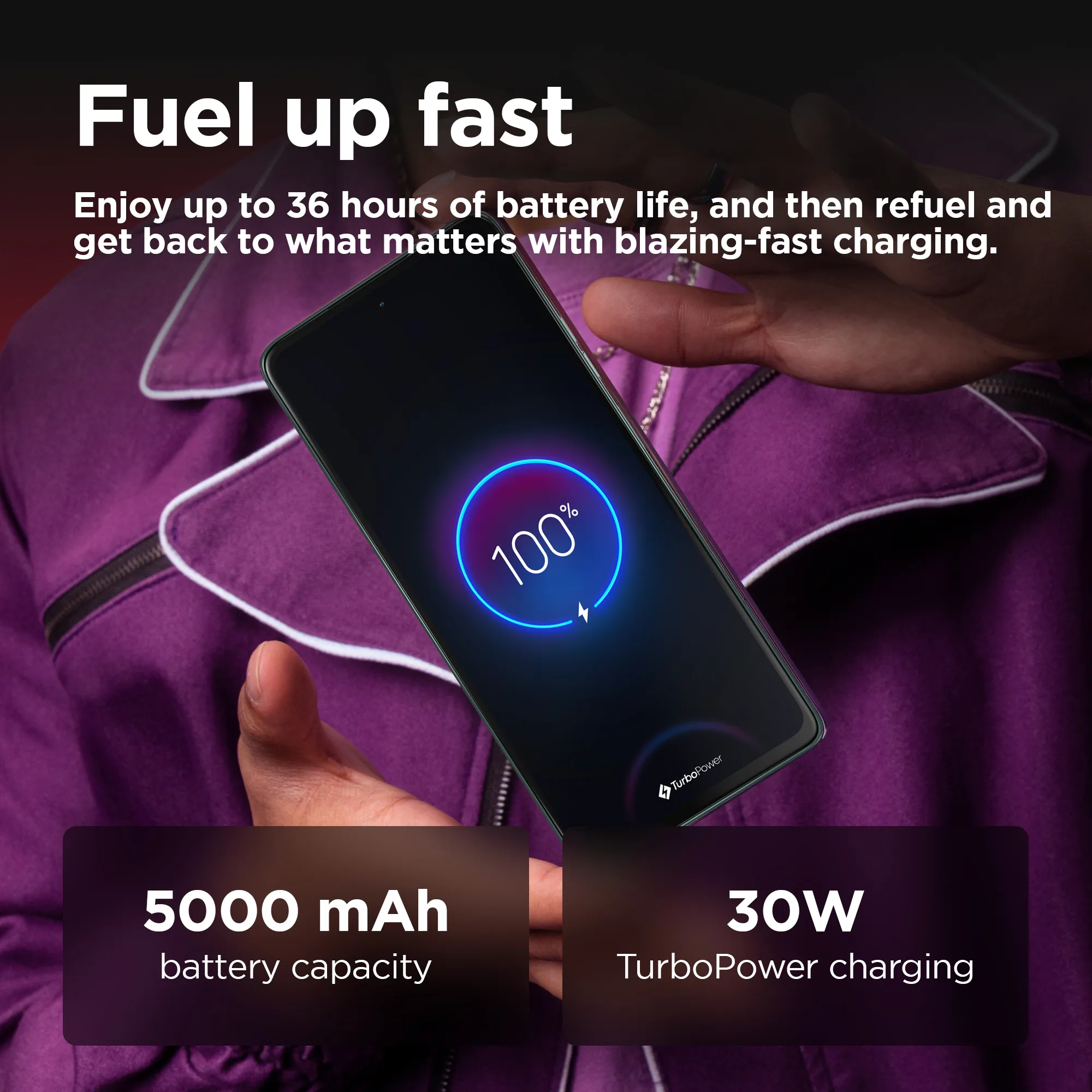 Motorola Moto G75 5G 256/8 GB Android - mobiltelefon, Gr&ouml;n