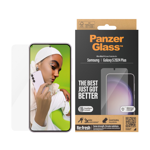 PanzerGlass Ultra-Wide Fit Alignerkit, Galaxy S24 Plus - Screen Glass