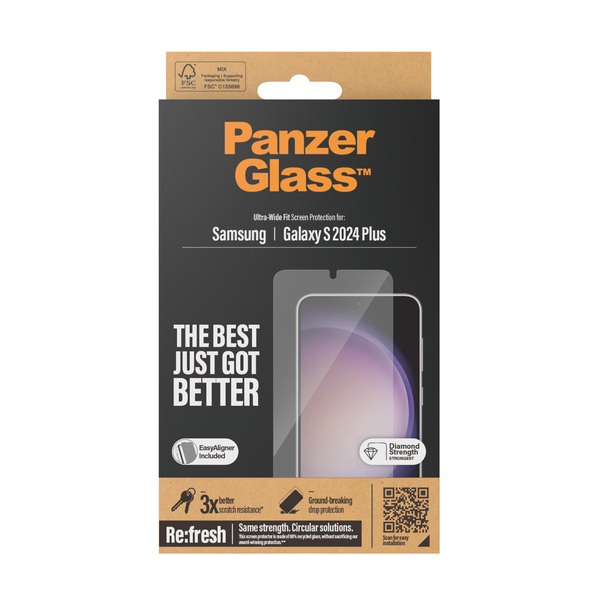 PanzerGlass Ultra-Wide Fit Alignerkit, Galaxy S24 Plus - Screen Glass