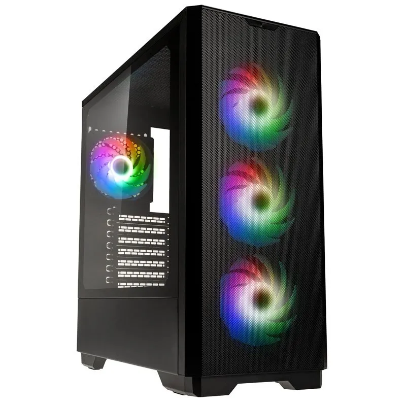 Kolink Unity Solar ARGB Mesh - midi case, black