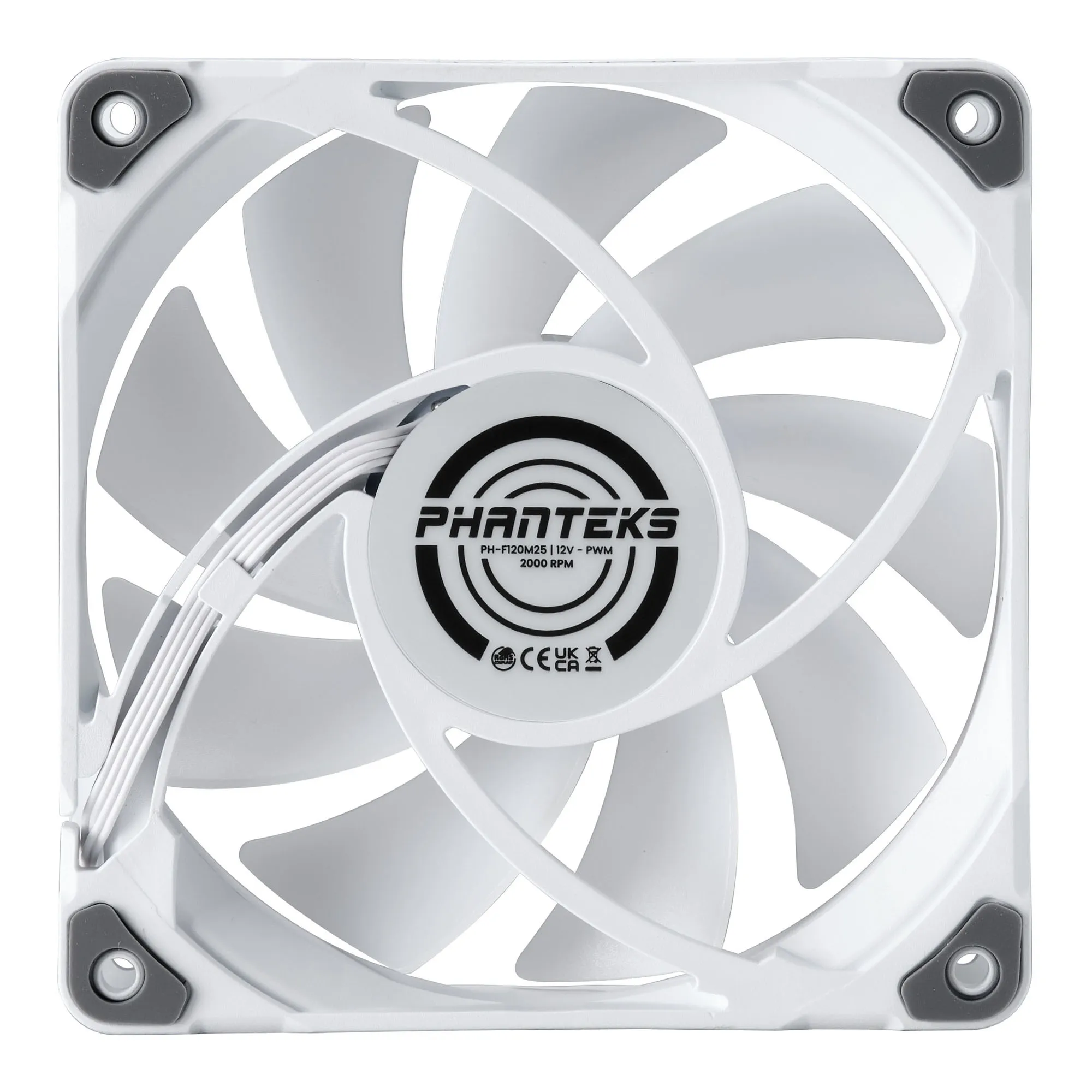 Phanteks M25 PWM, DRGB, 120mm - case fan, white
