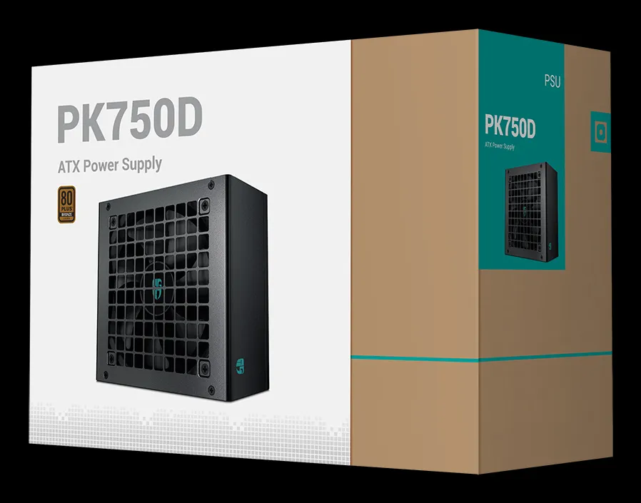 DeepCool PK750D 750W -virtal&auml;hde, 80 Plus Bronze