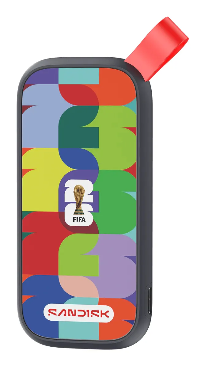 SanDisk FIFA World Cup 2026 Edition 1TB External SSD with USB 3.2 Gen 2 (USB-C), Portable
