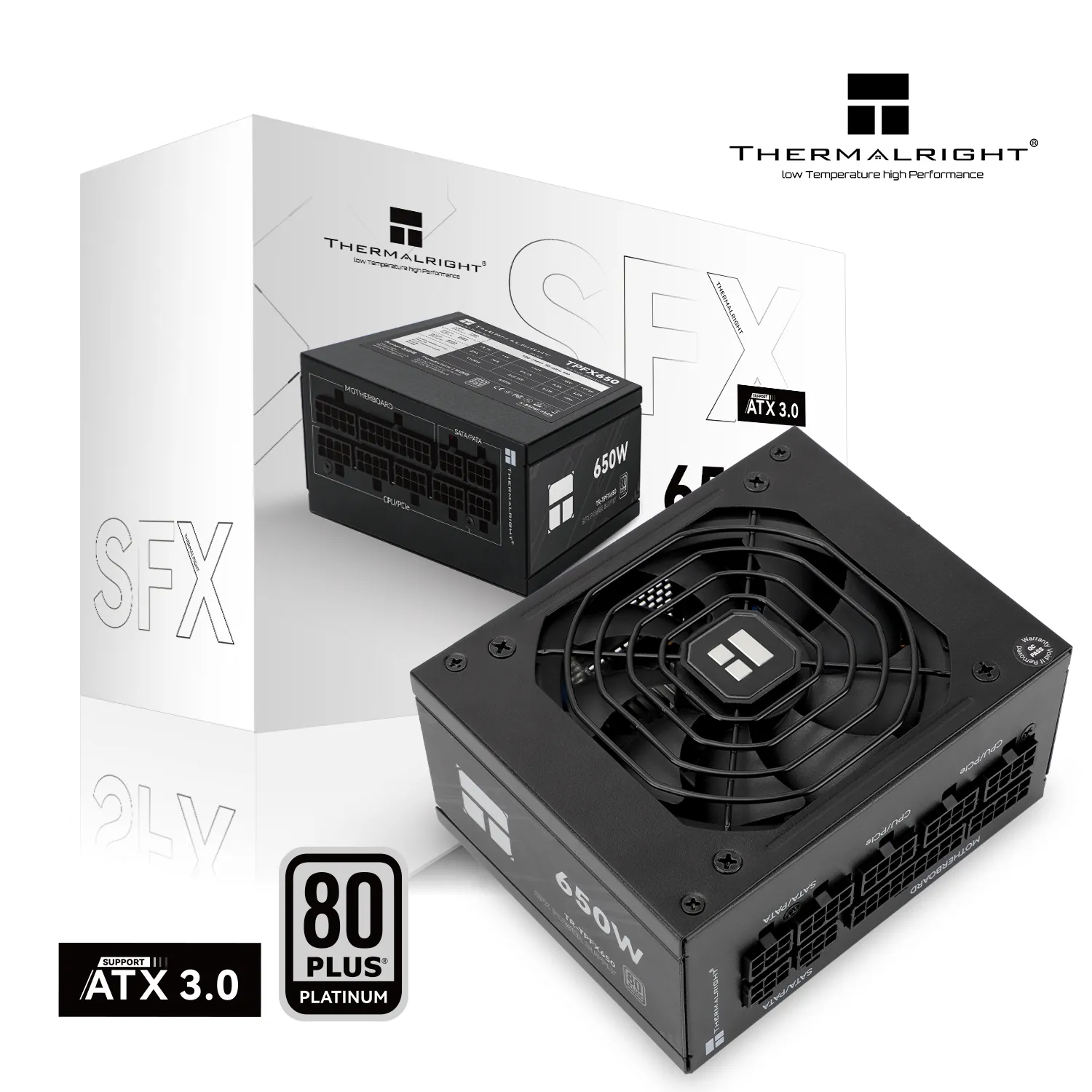 Thermalright TR-TPFX 650W -virtalähde, 80 Plus Platinum
