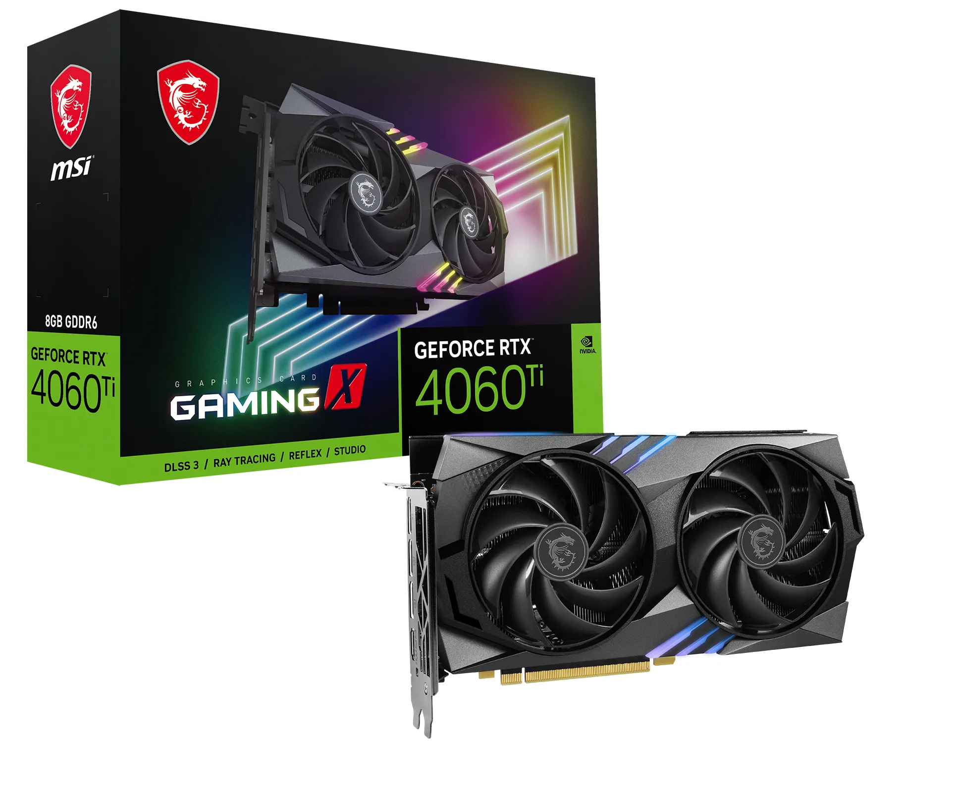 MSI GeForce RTX 4060 Ti Gaming X 8GB - Graphics card