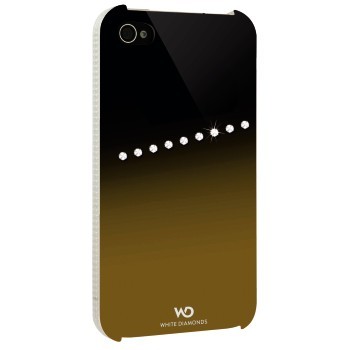 WHITE-DIAMONDS Sash Gold Cover to iPhone 4 4s