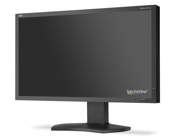 NEC 24" MultiSync PA242W-SV2, WUXGA, AH-IPS -n&auml;ytt&ouml;, Musta