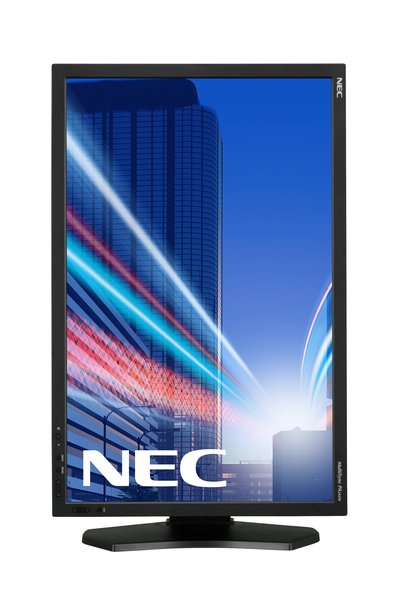 NEC 24" MultiSync PA242W-SV2, WUXGA, AH-IPS -n&auml;ytt&ouml;, Musta